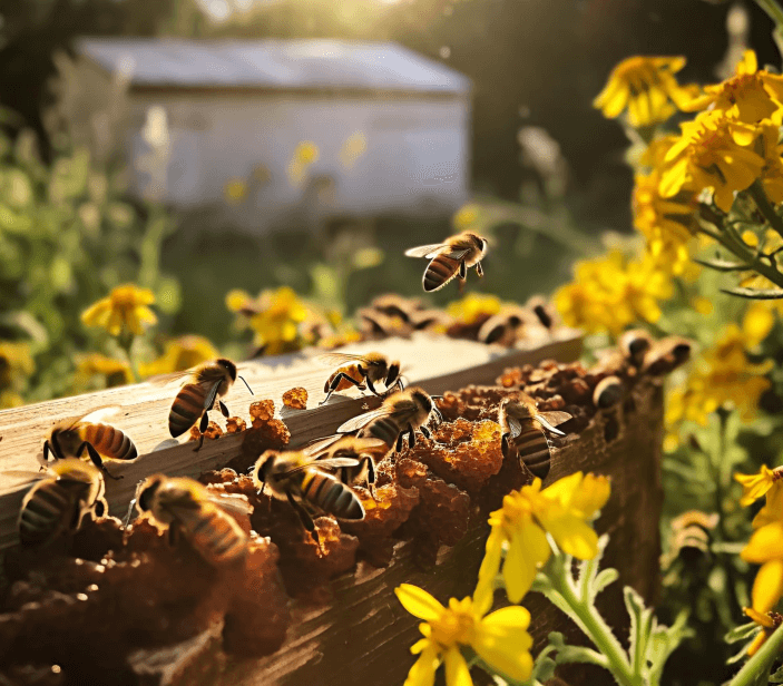 Honey Nectar Gathering